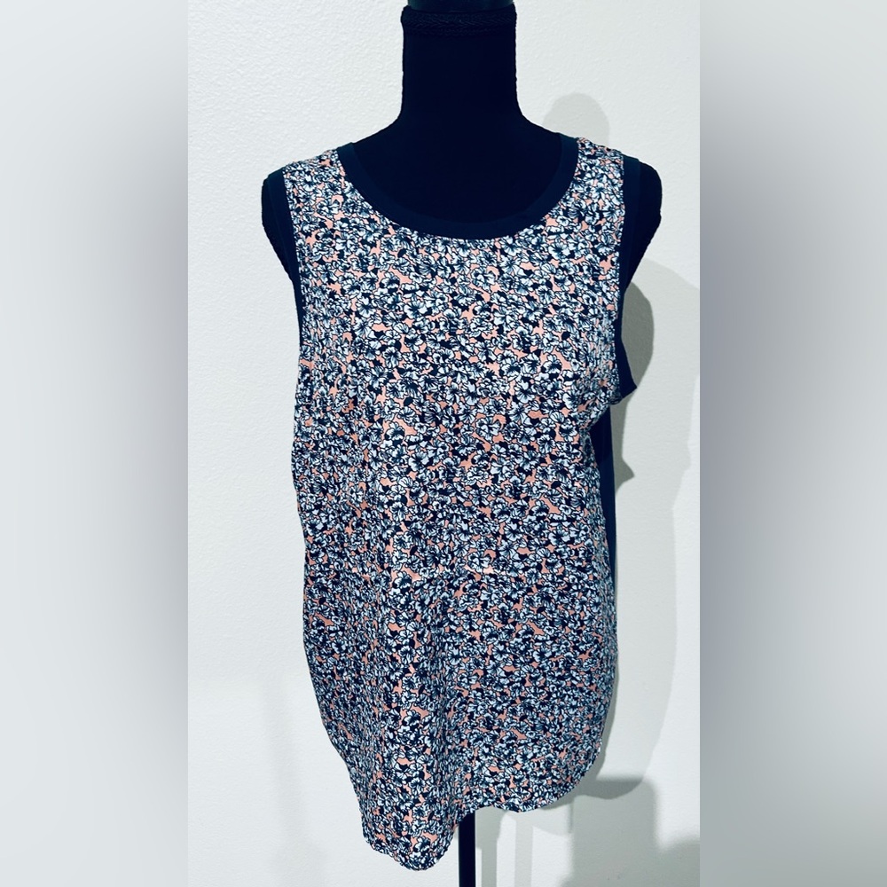 J. Crew Multicolor Floral Tank Top - Picture 1 of 7